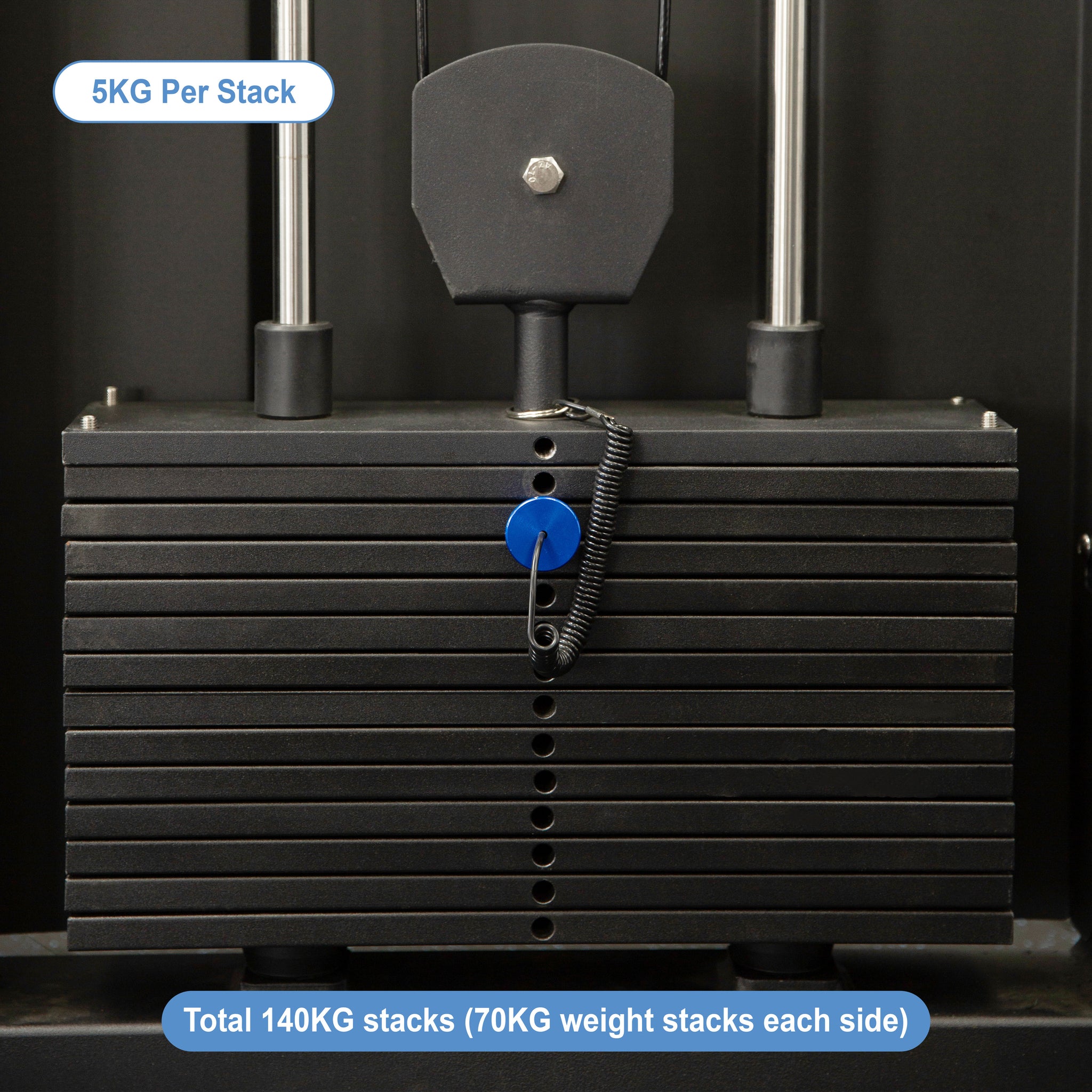 Cable Crossover Station Pin Loaded & Functional Trainer Machine - Oli Joy Sports 