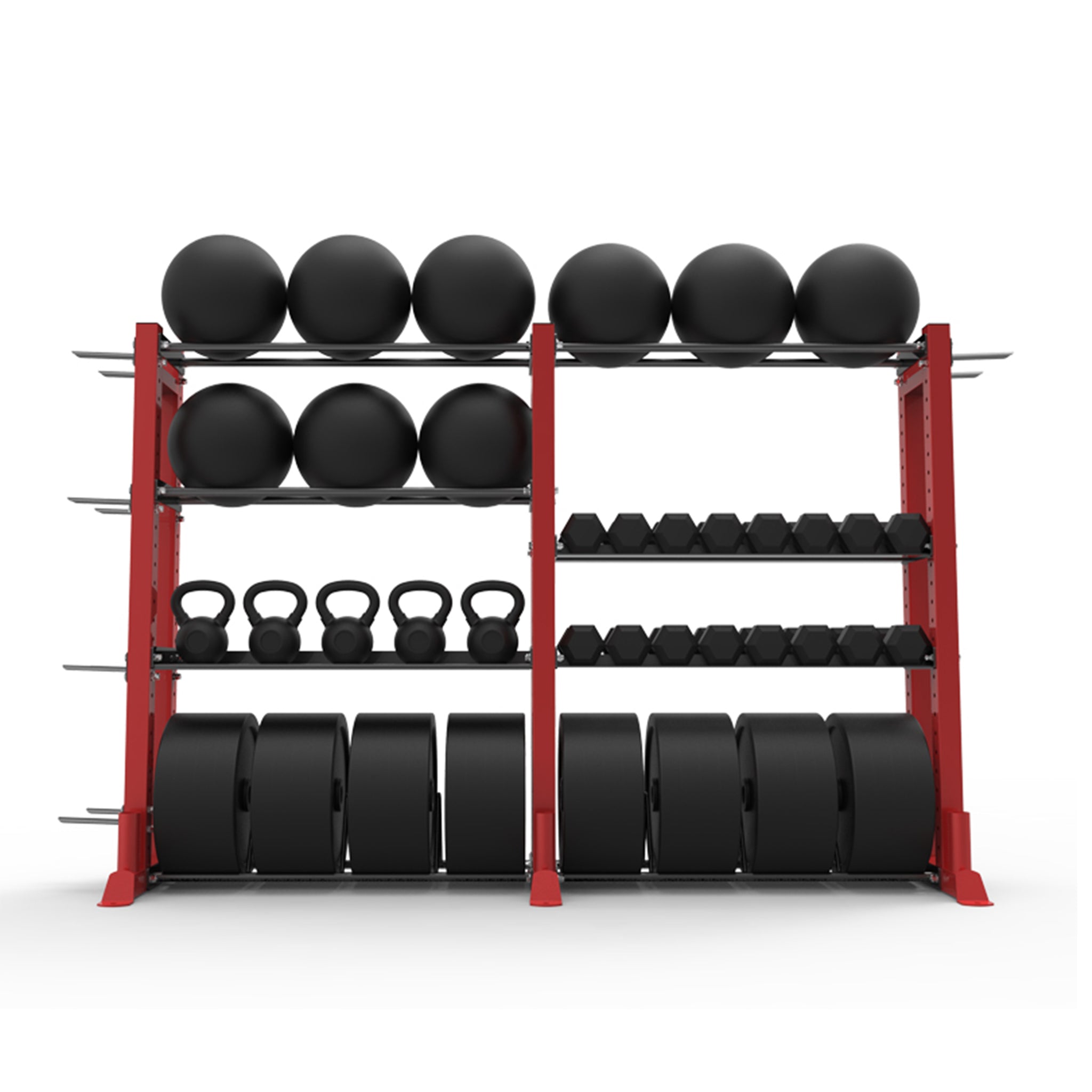 Combo Weights Storage Rack – Multipurpose Organizer – Oli Joy Fitness