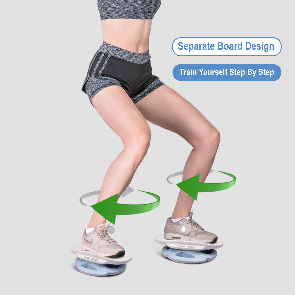 OLI JOY Waist Twisting Board for Core & Balance Training