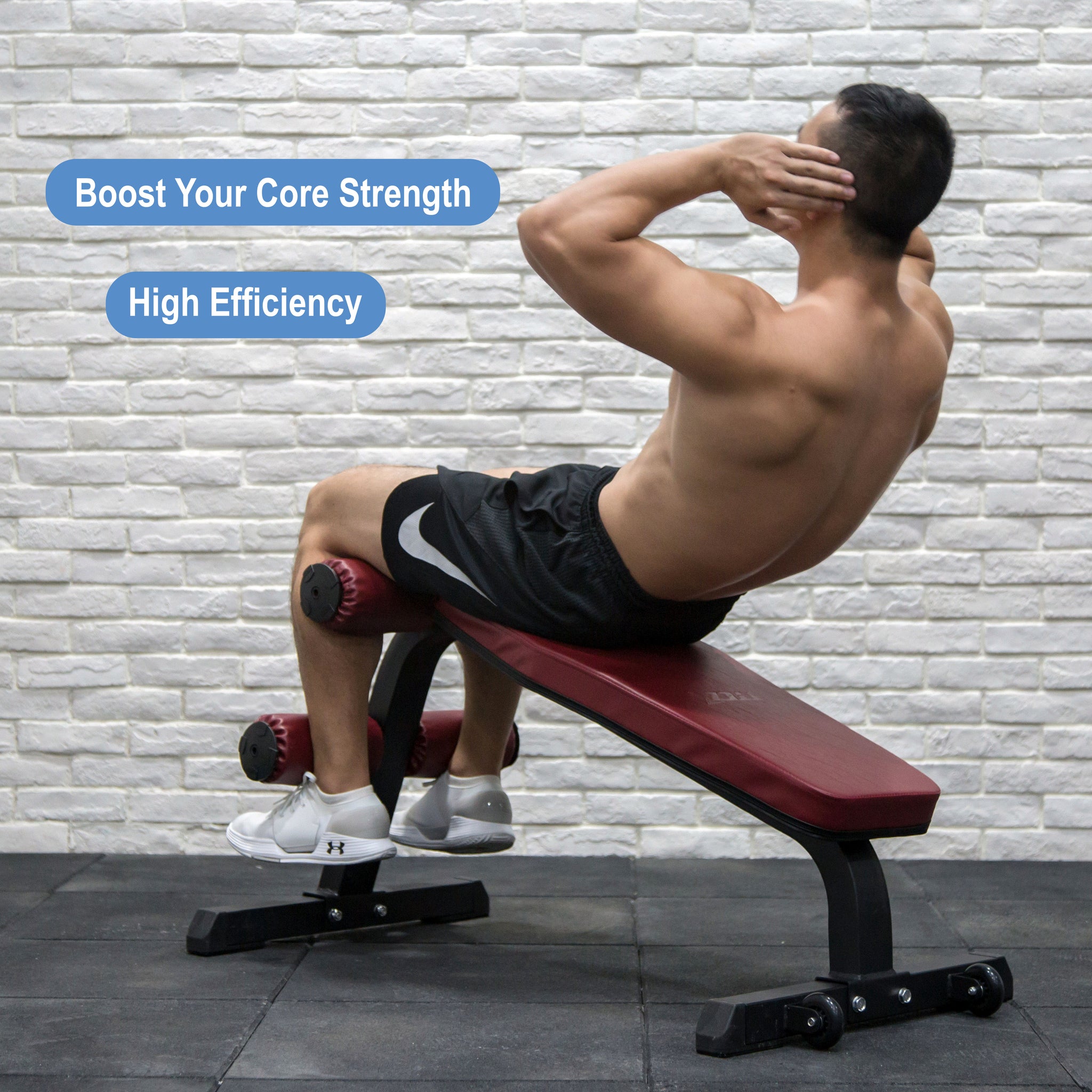 Heavy Duty Sit Up Bench - Oli Joy Sports 