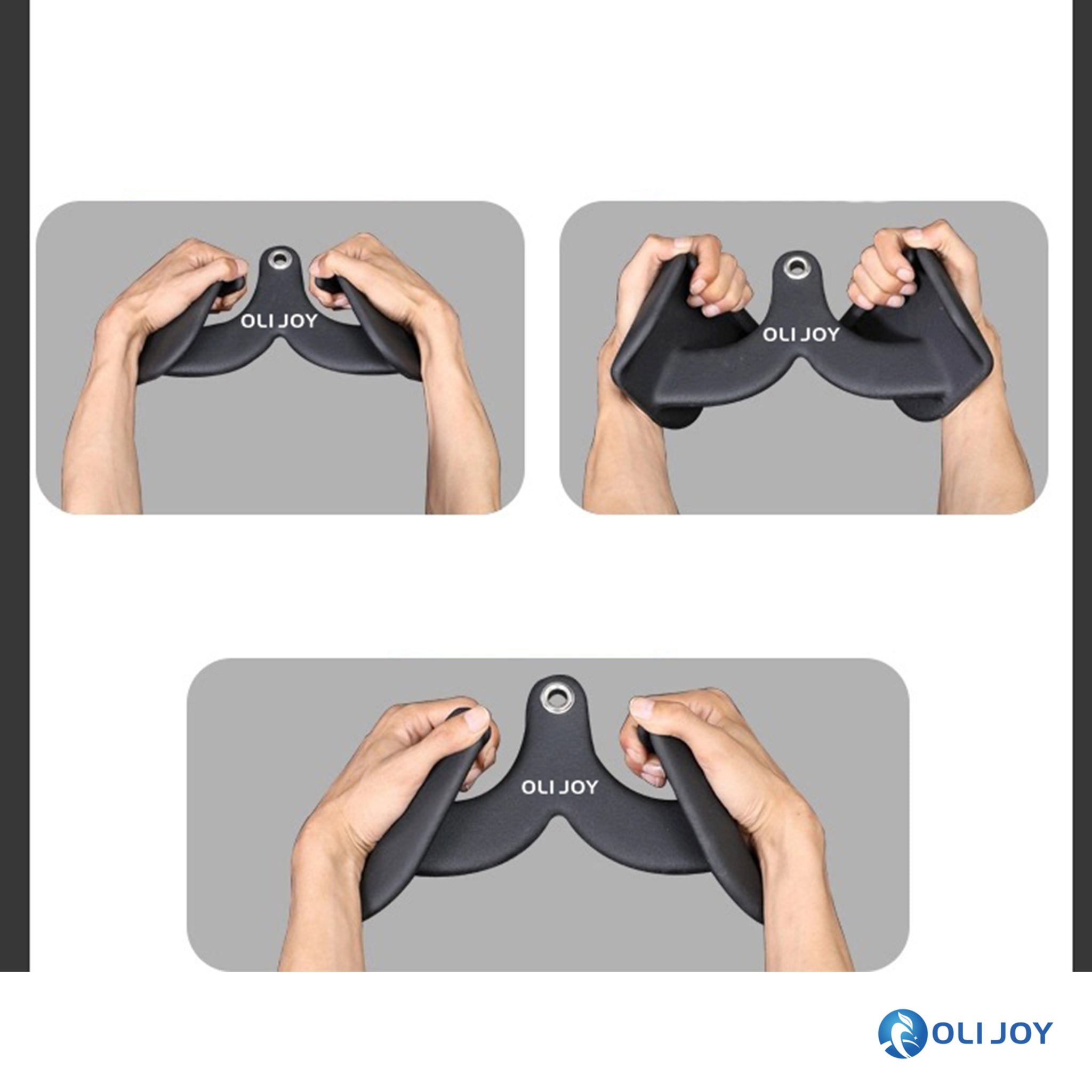 5 PCS V Grip Cable Pulley Attachments Package - Oli Joy Sports 