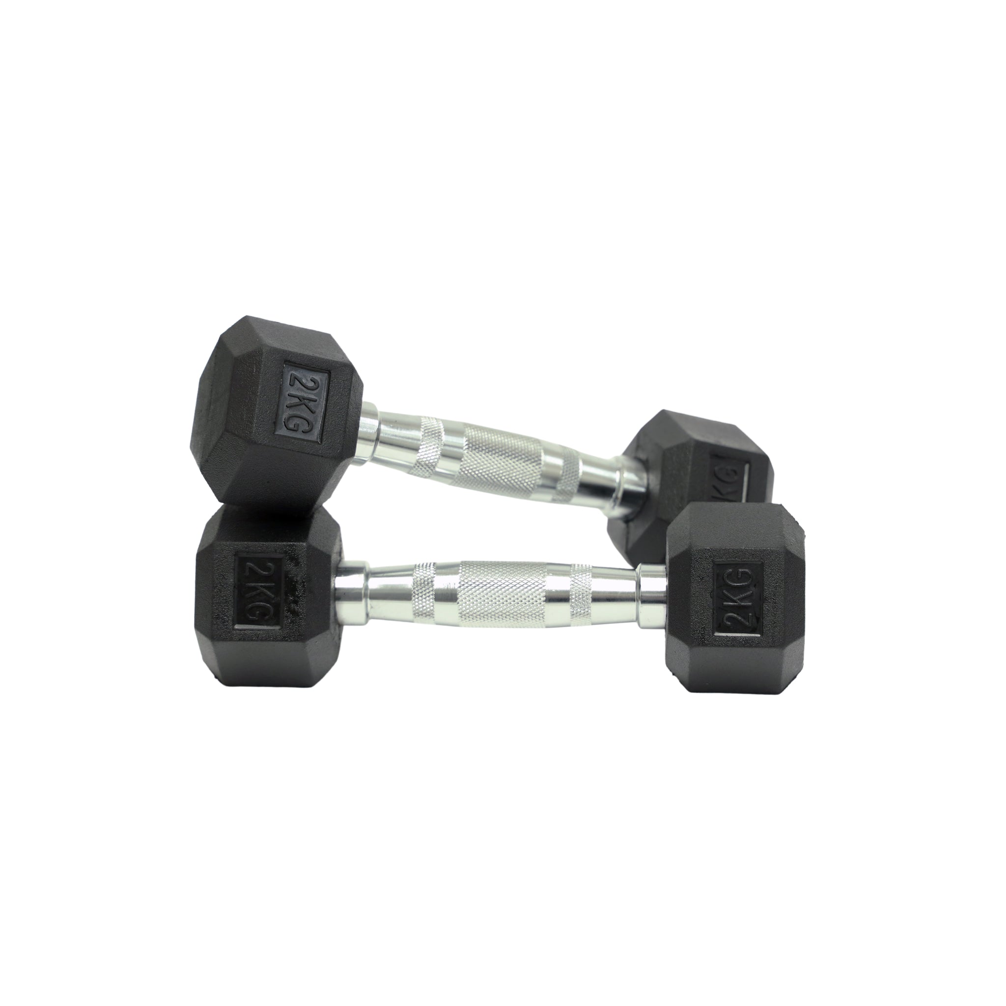 Rubber Hex Dumbbell (1kg-10kg/ 1kg increments) - Oli Joy Sports 
