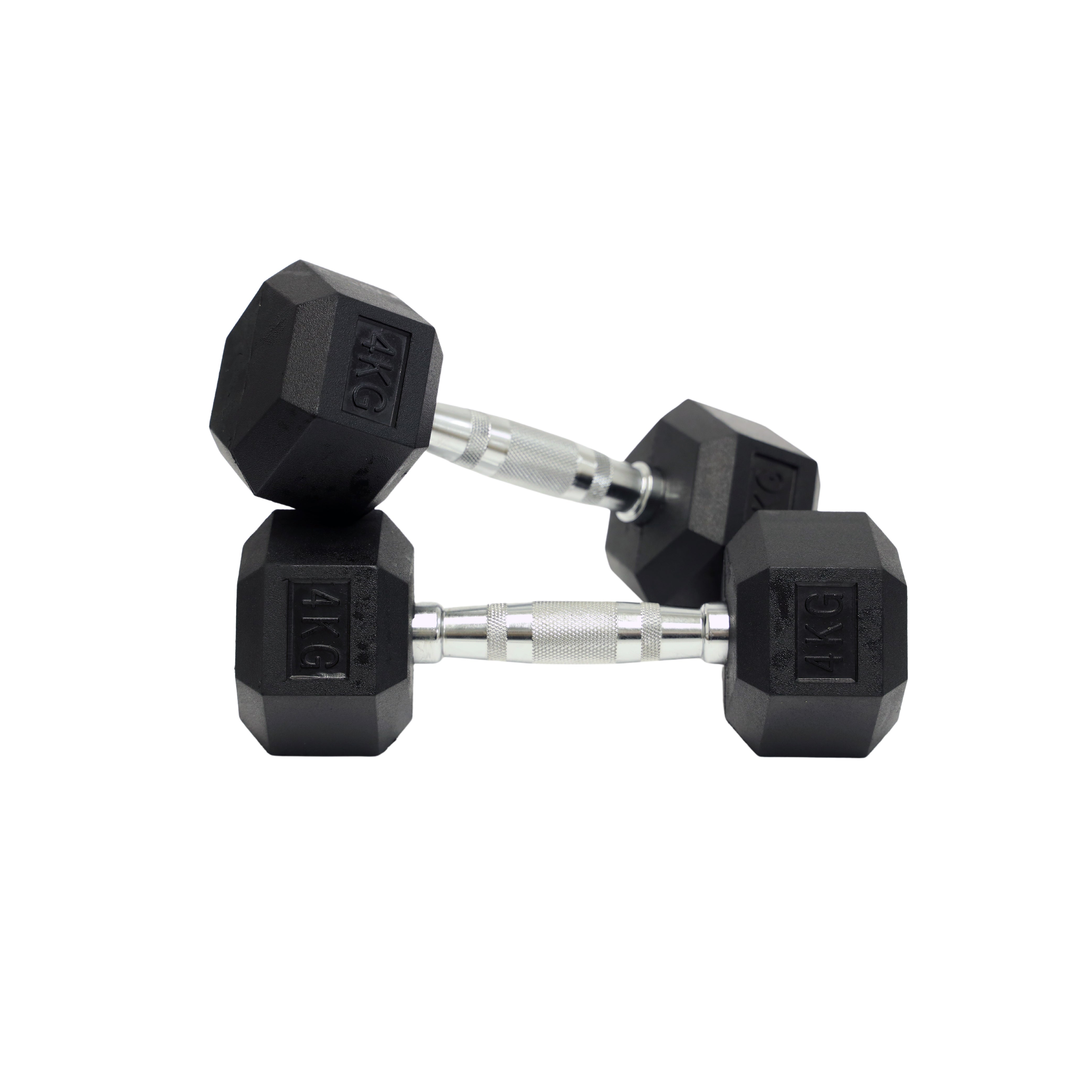 Rubber Hex Dumbbell (1kg-10kg/ 1kg increments) - Oli Joy Sports 