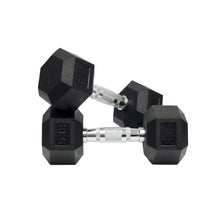 Load image into Gallery viewer, Rubber Hex Dumbbell (1kg-10kg/ 1kg increments)
