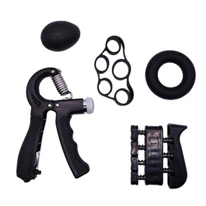 5PCS Adjustable Hand Grip Strength Exerciser Kit