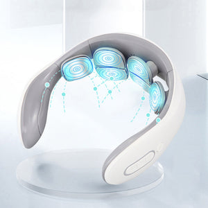 Smart 6 Heads Electric Micro Cervical Neck Heated Machine Relaxation Therapy