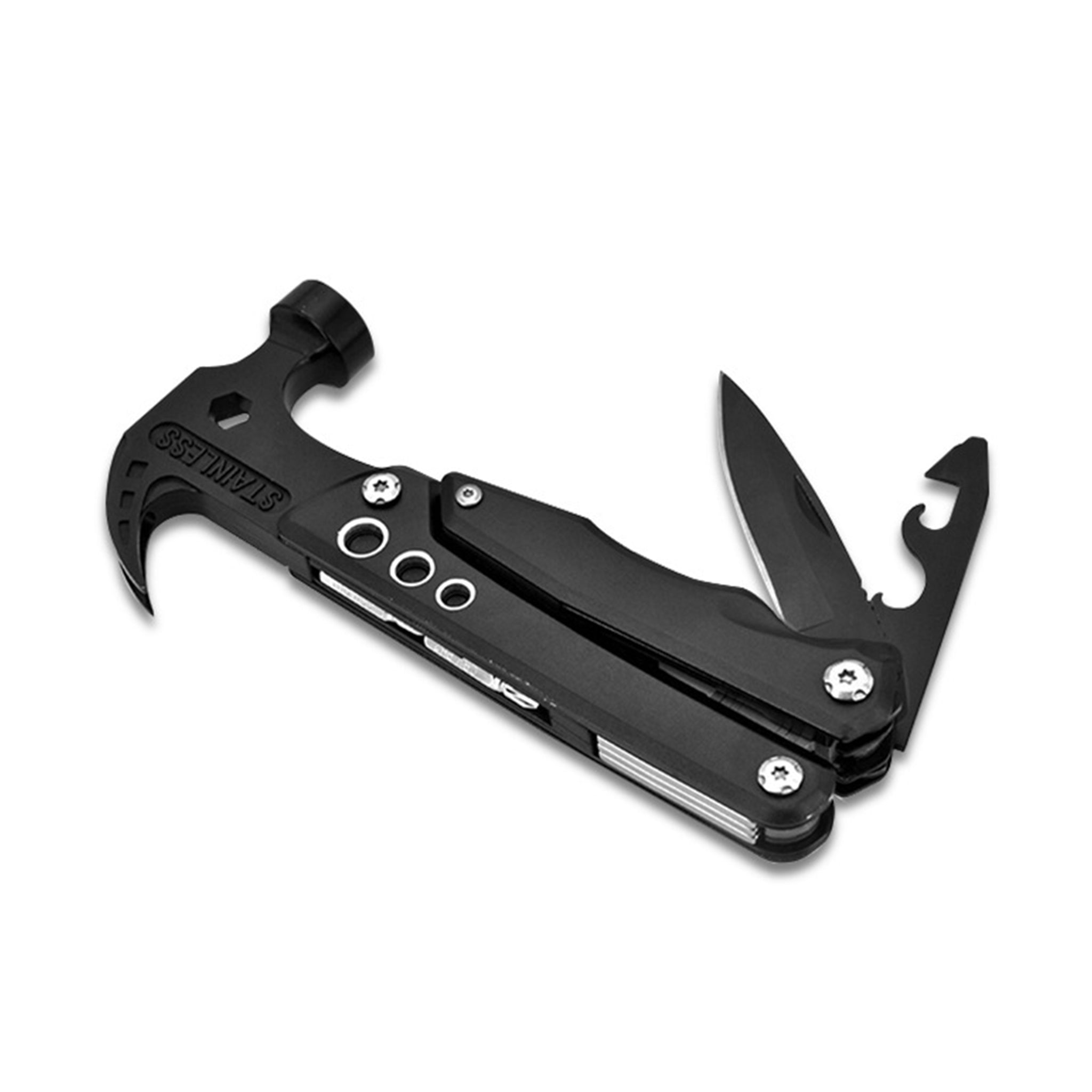 12 in 1 Multifunctional Pocket Tool Mini Hammer Multi Camping Tool - Oli Joy Sports 