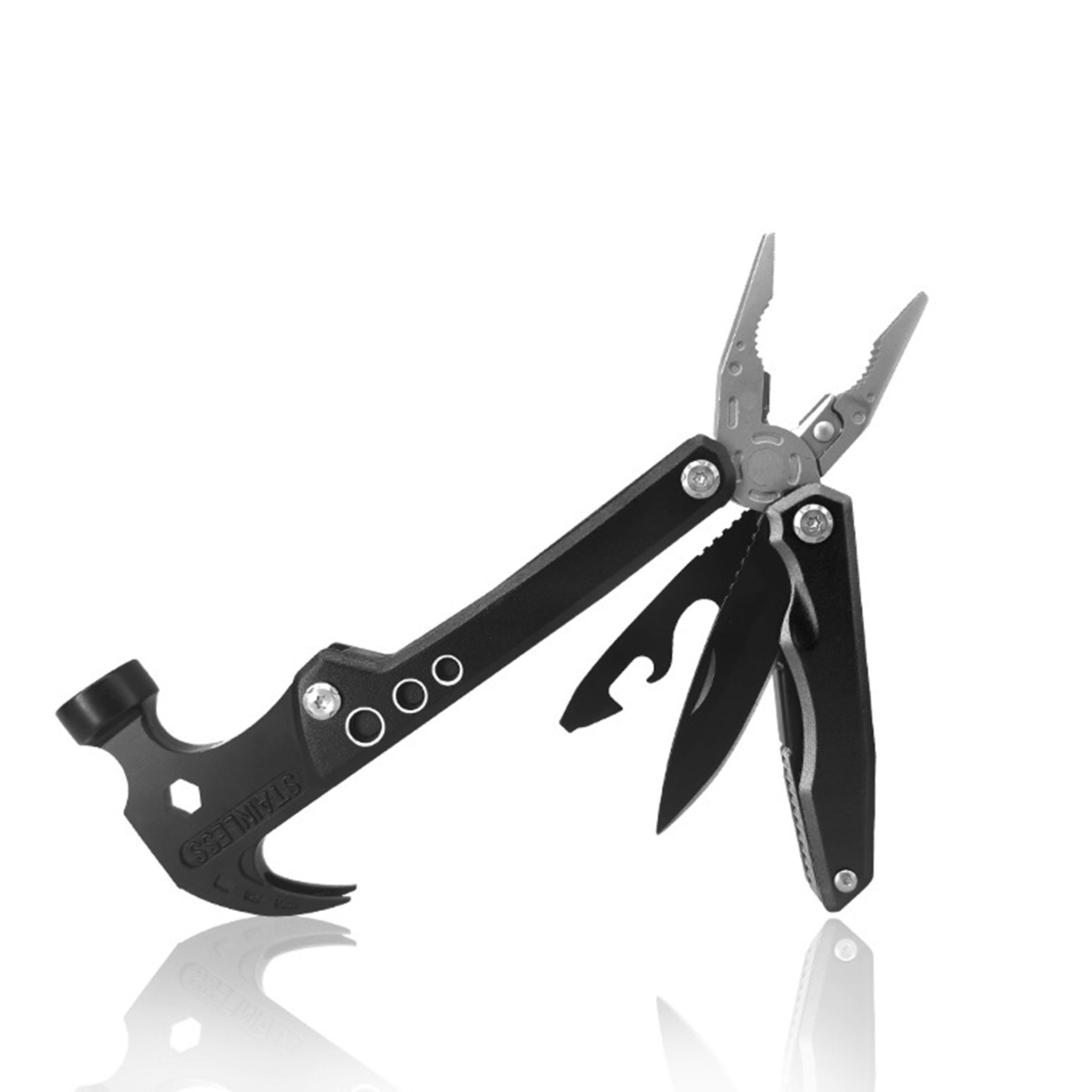 12 in 1 Multifunctional Pocket Tool Mini Hammer Multi Camping Tool - Oli Joy Sports 
