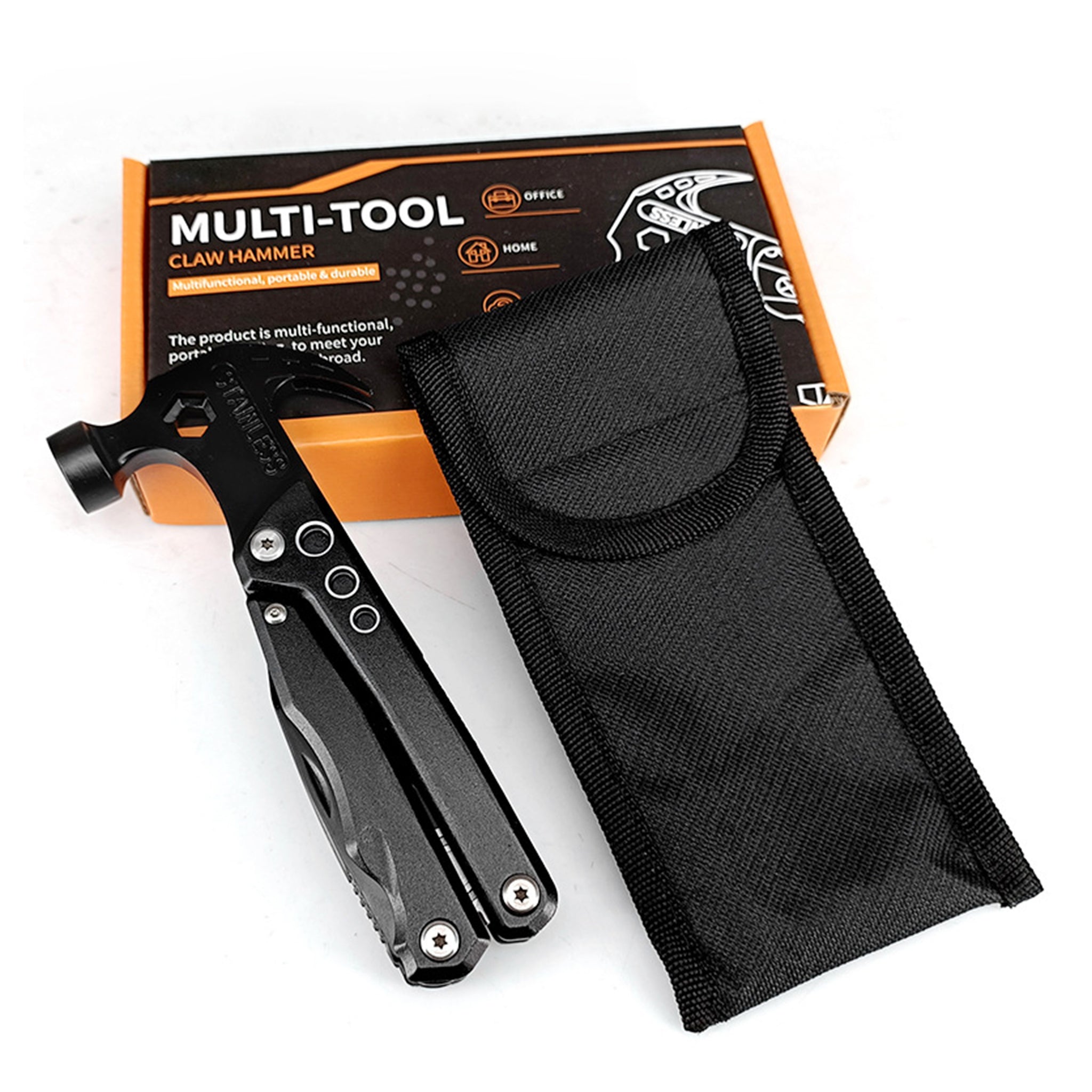12 in 1 Multifunctional Pocket Tool Mini Hammer Multi Camping Tool - Oli Joy Sports 