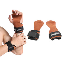 Load image into Gallery viewer, Leather Weight Lifting Non slip Grip Support Training Grip Pads
