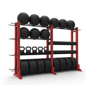 Combo Weights Storage Rack Multipurpose Storage Rack - Oli Joy Sports 