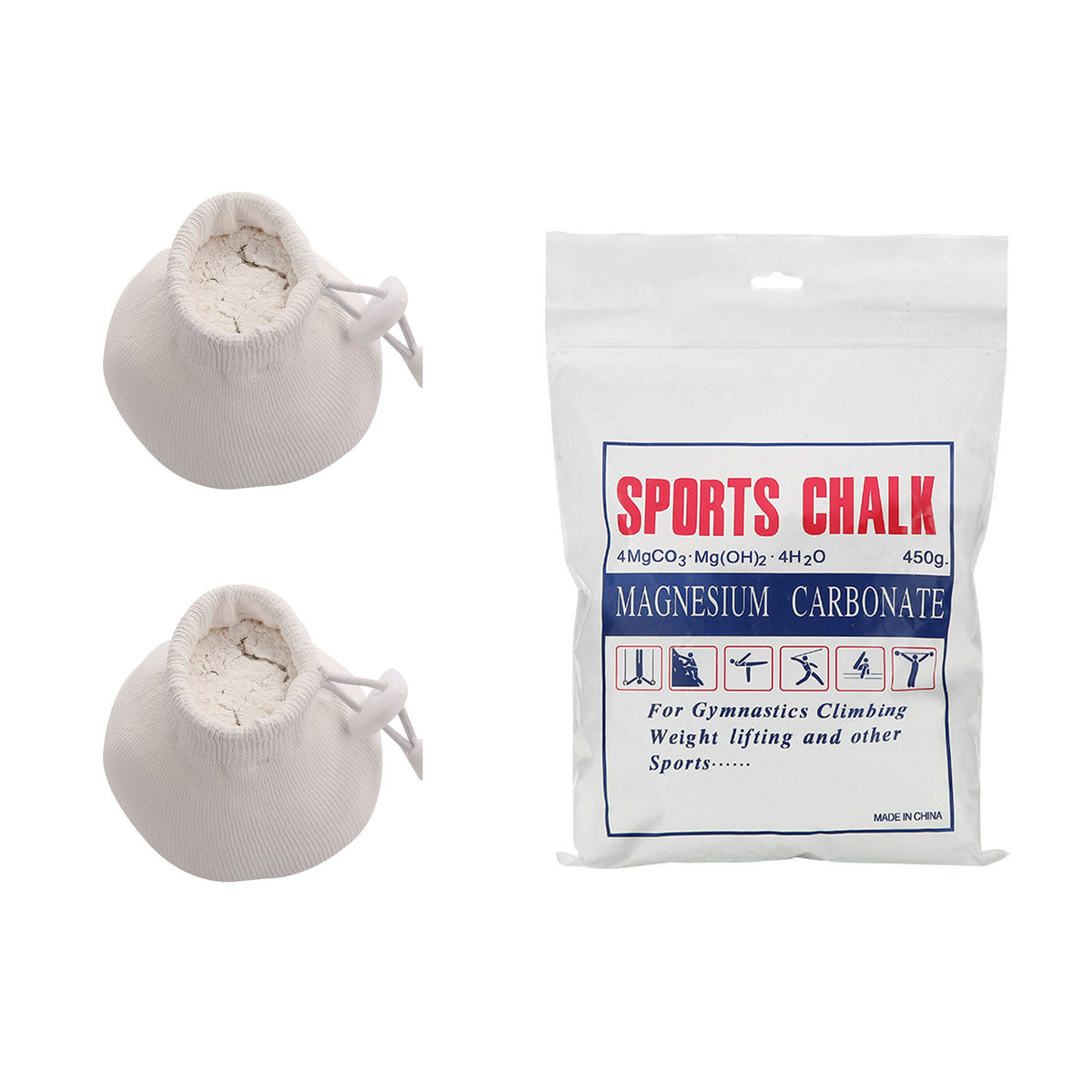Refillable Chalk Ball Bundle 2 Refillable Chalk Balls & 1 Chalk Powd
