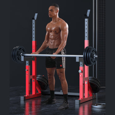 Pre Order Adjustable Squat Rack Barbell Rack - Oli Joy Sports 