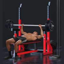 Load image into Gallery viewer, Adjustable Squat Rack Barbell Rack
