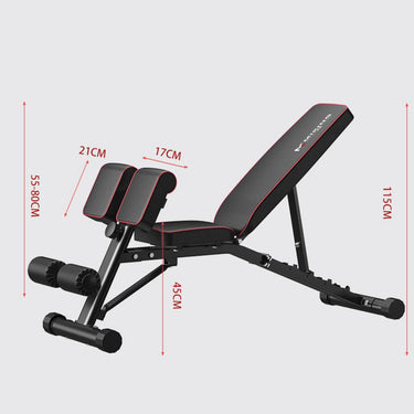 Multifunctional Adjustable Weight Abdominal & Sit Up Bench Back Training Preacher Curl - Oli Joy Sports 