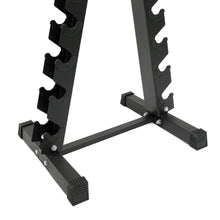 Load image into Gallery viewer, 1kg to 10kg Hex Dumbbell &amp; Storage Rack Bundle (10 pairs - 110kg)
