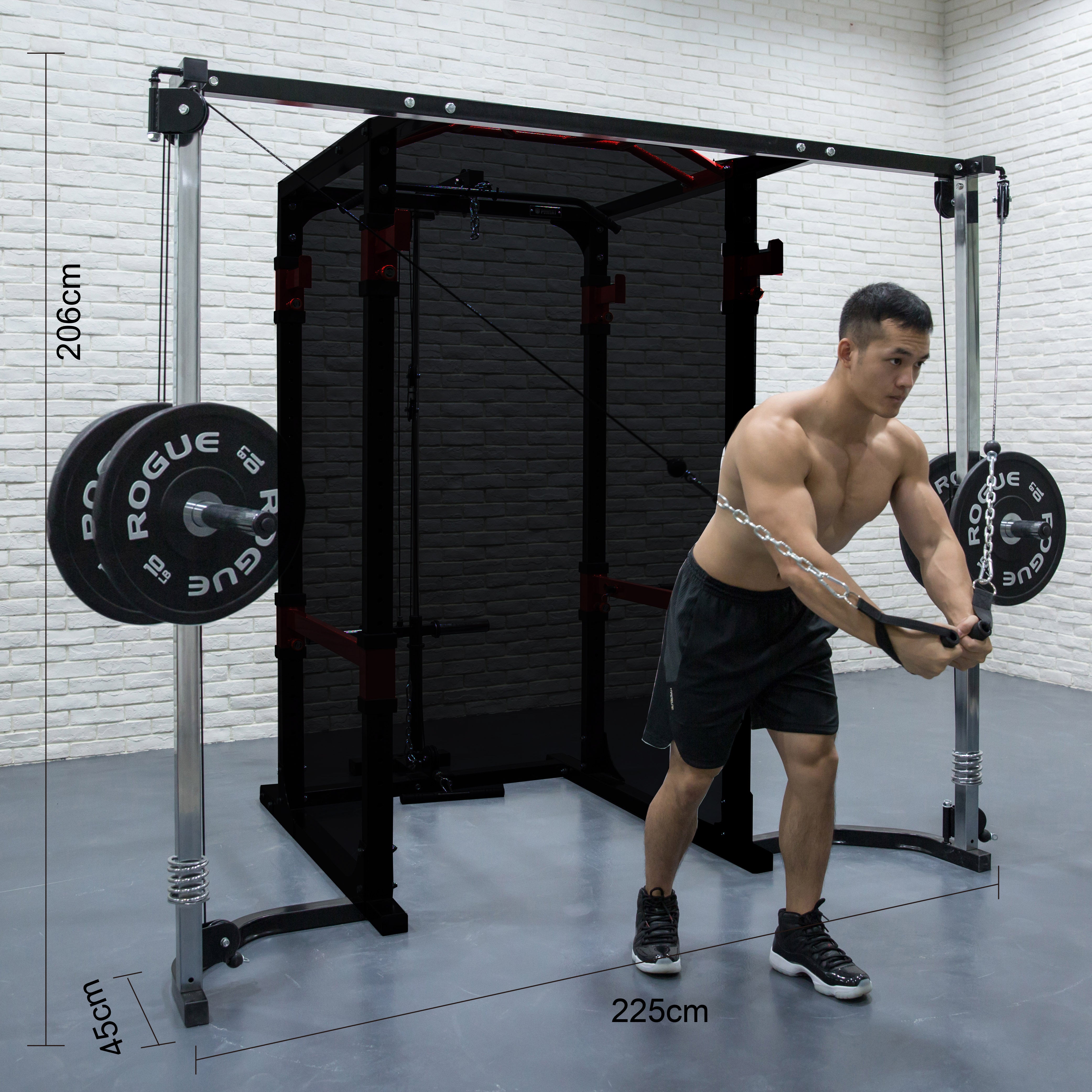 Cable Crossover Attachment Option - Oli Joy Sports 