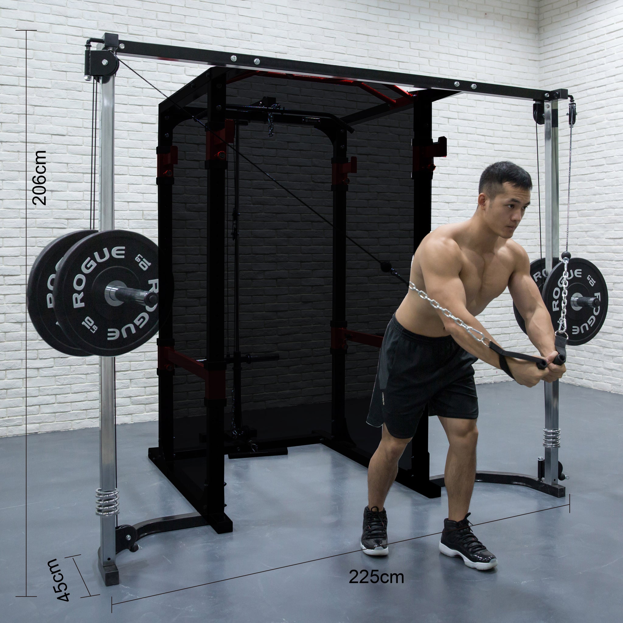 Cable Crossover Attachment Option - Oli Joy Sports 