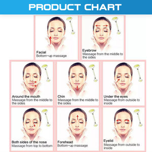 Facial Massage Natural Jade Roller Slim Face Body Beauty Healthy Massage