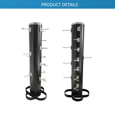 Vertical Storage Rack For Cable Attachments - Oli Joy Sports 