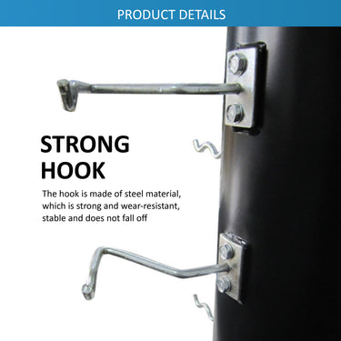 Vertical Storage Rack For Cable Attachments - Oli Joy Sports 