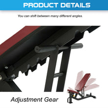 Load image into Gallery viewer, Commercial Adjustable Incline, Decline &amp; Flat Bench
