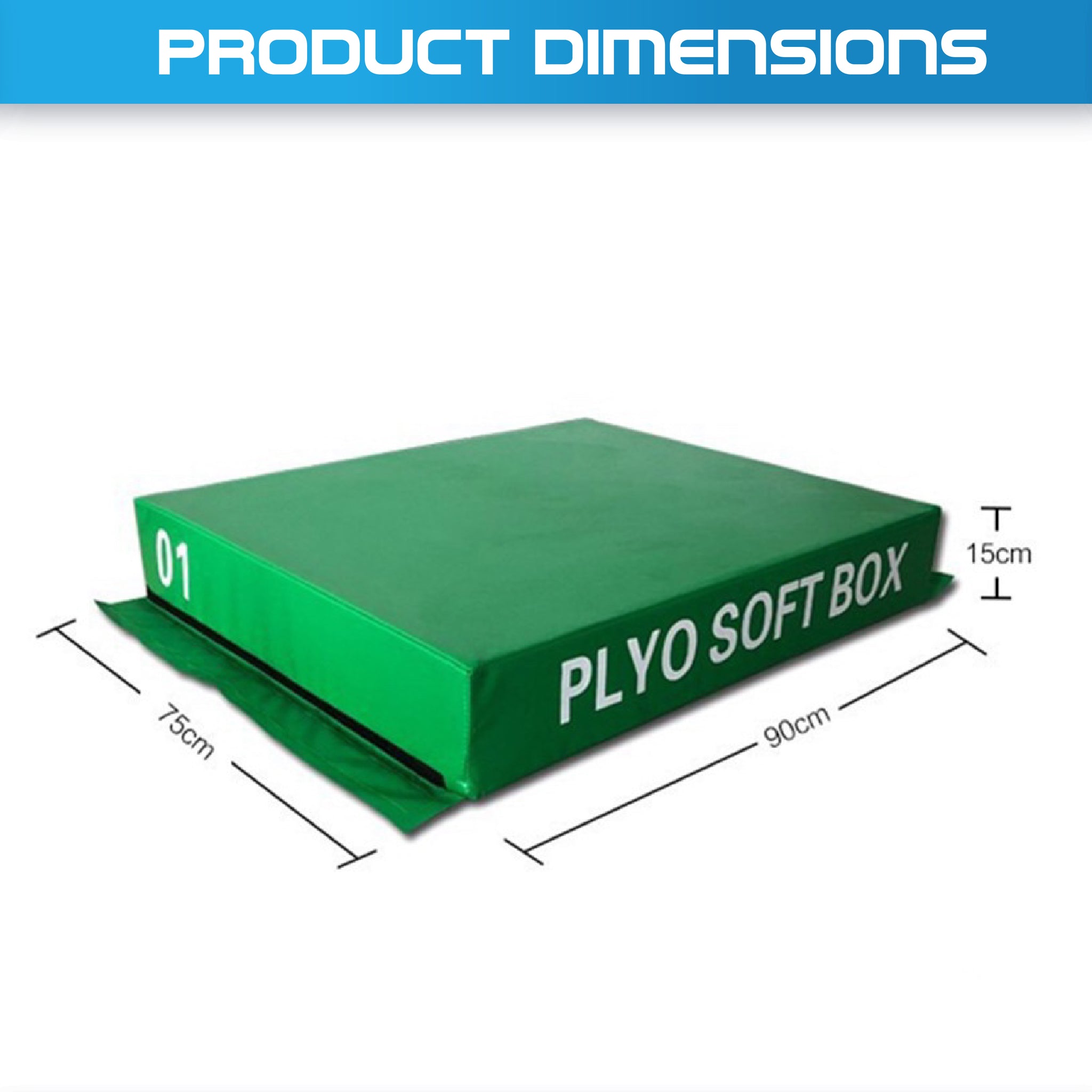 Plyometric Box Soft Foam 4 Sizes Option - Oli Joy Sports 