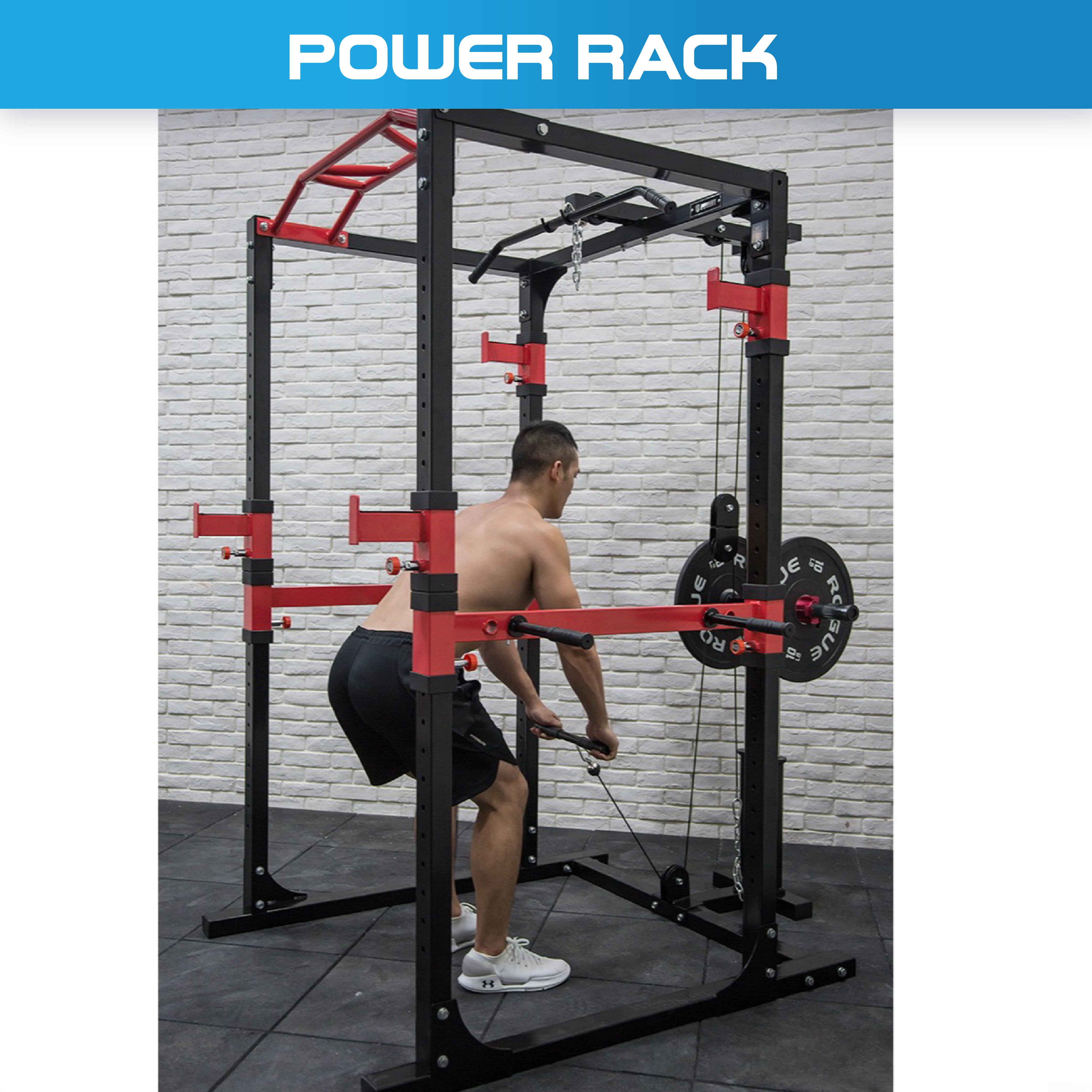 Commercial Grade Power Rack Cage - Oli Joy Sports 