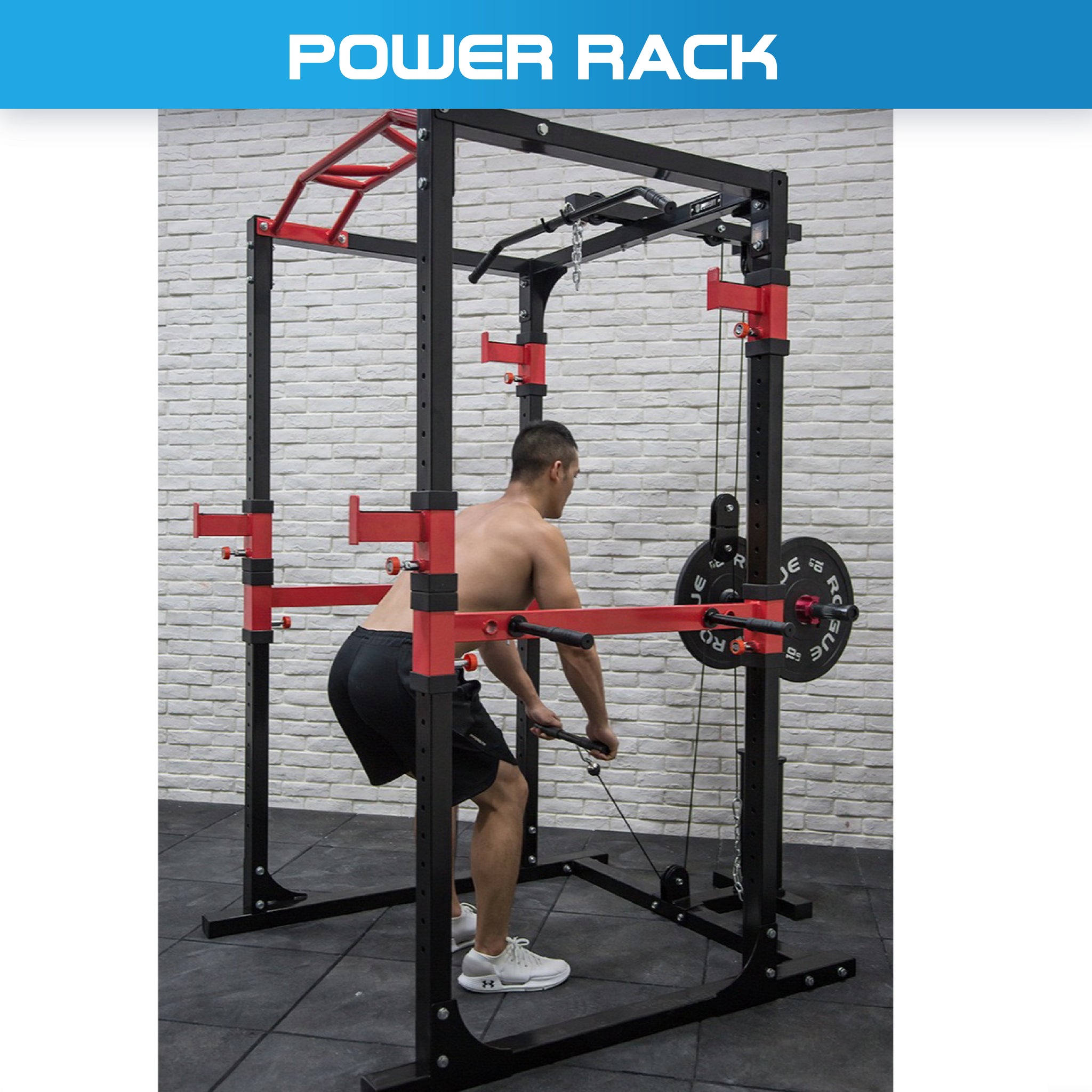 Commercial Grade Power Rack Cage - Oli Joy Sports 