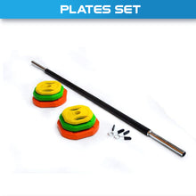 Load image into Gallery viewer, Barbell Bumper 20kg Rubber Colour Plates Set
