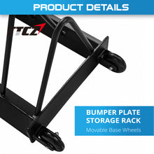 Load image into Gallery viewer, Bumper Plates Storage Trolley Toaster Rack

