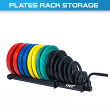 Load image into Gallery viewer, Bumper Plates Storage Trolley Toaster Rack
