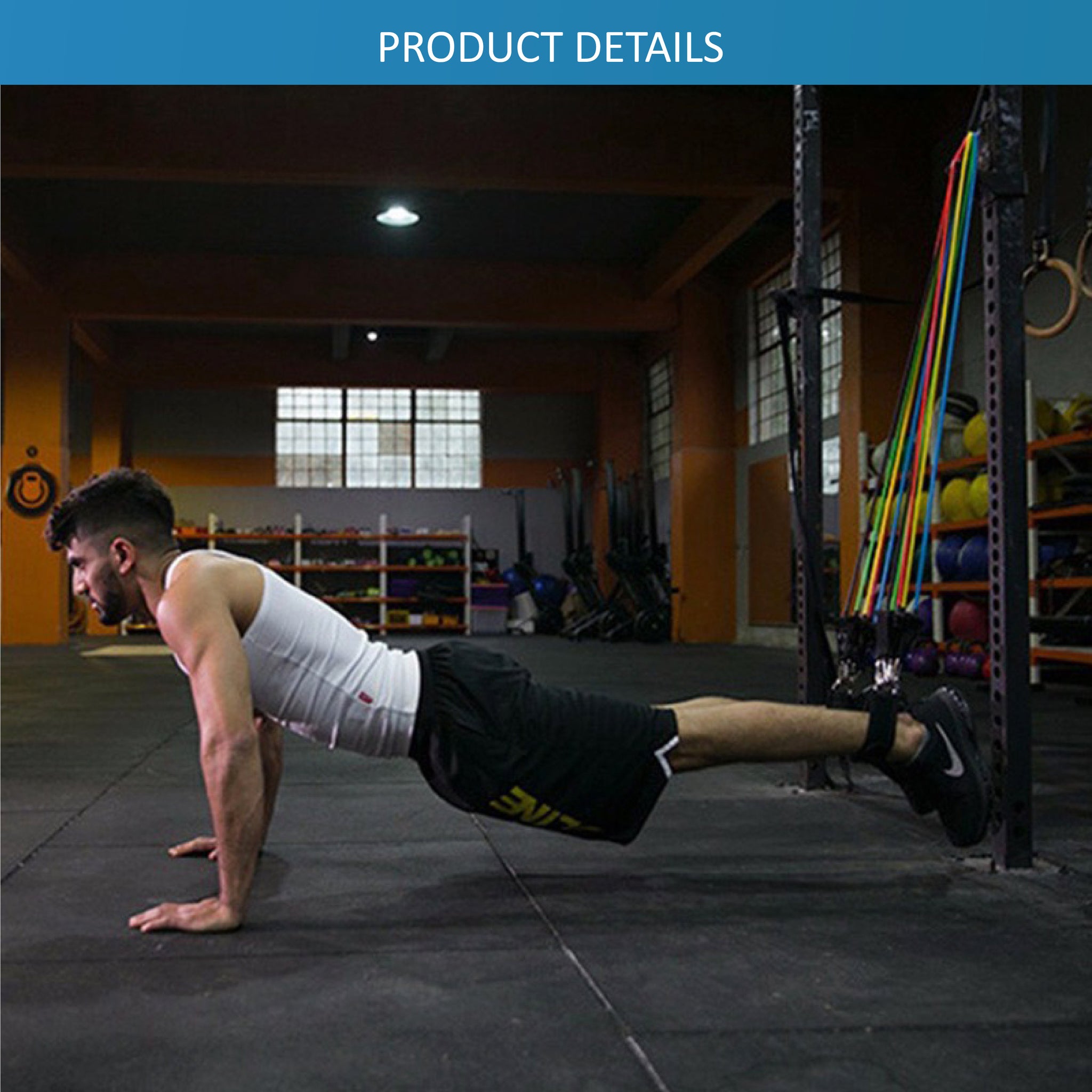 11 PCS Resistance Band Set - Oli Joy Sports 