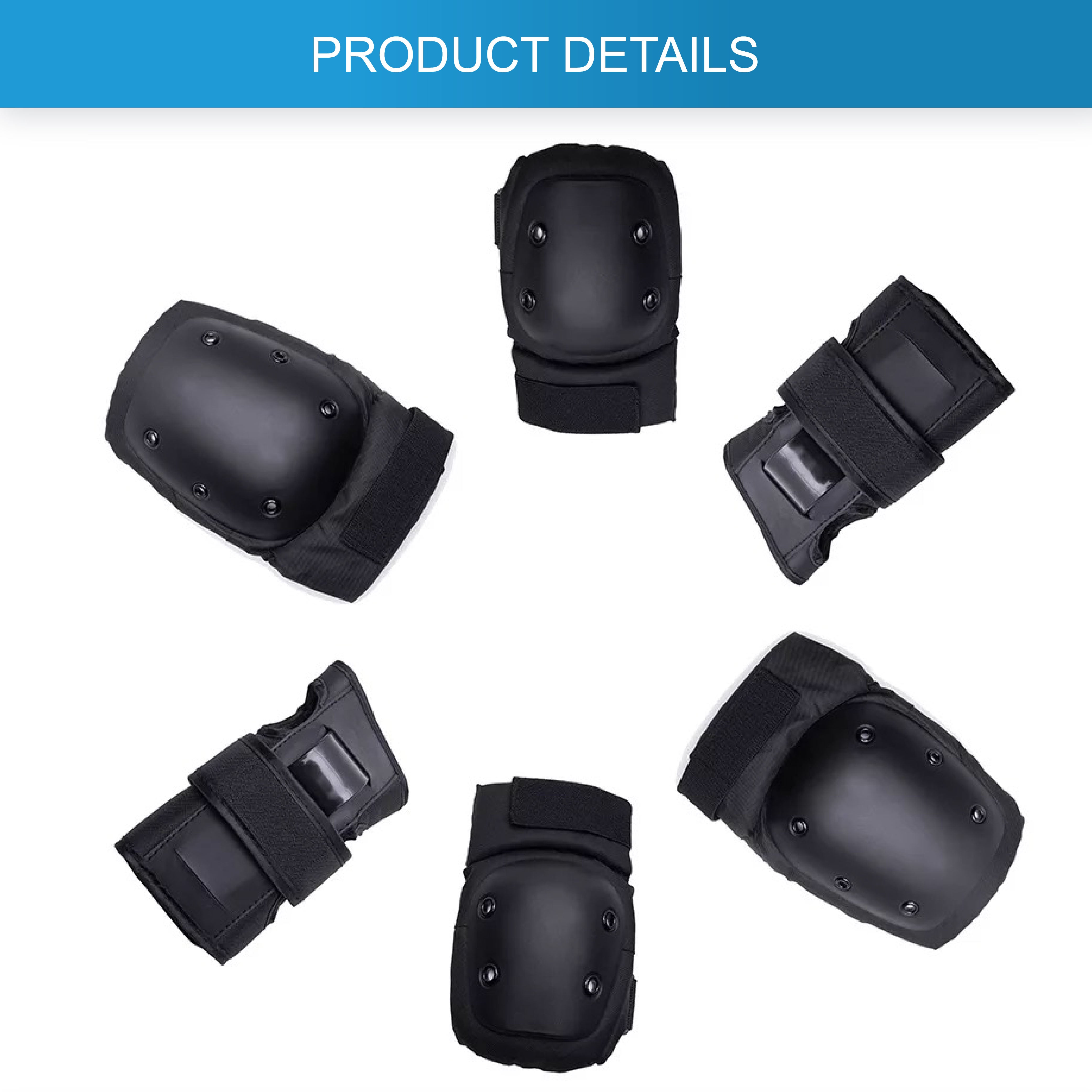 6pcs Kids Skating Protective Gear - Oli Joy Sports 
