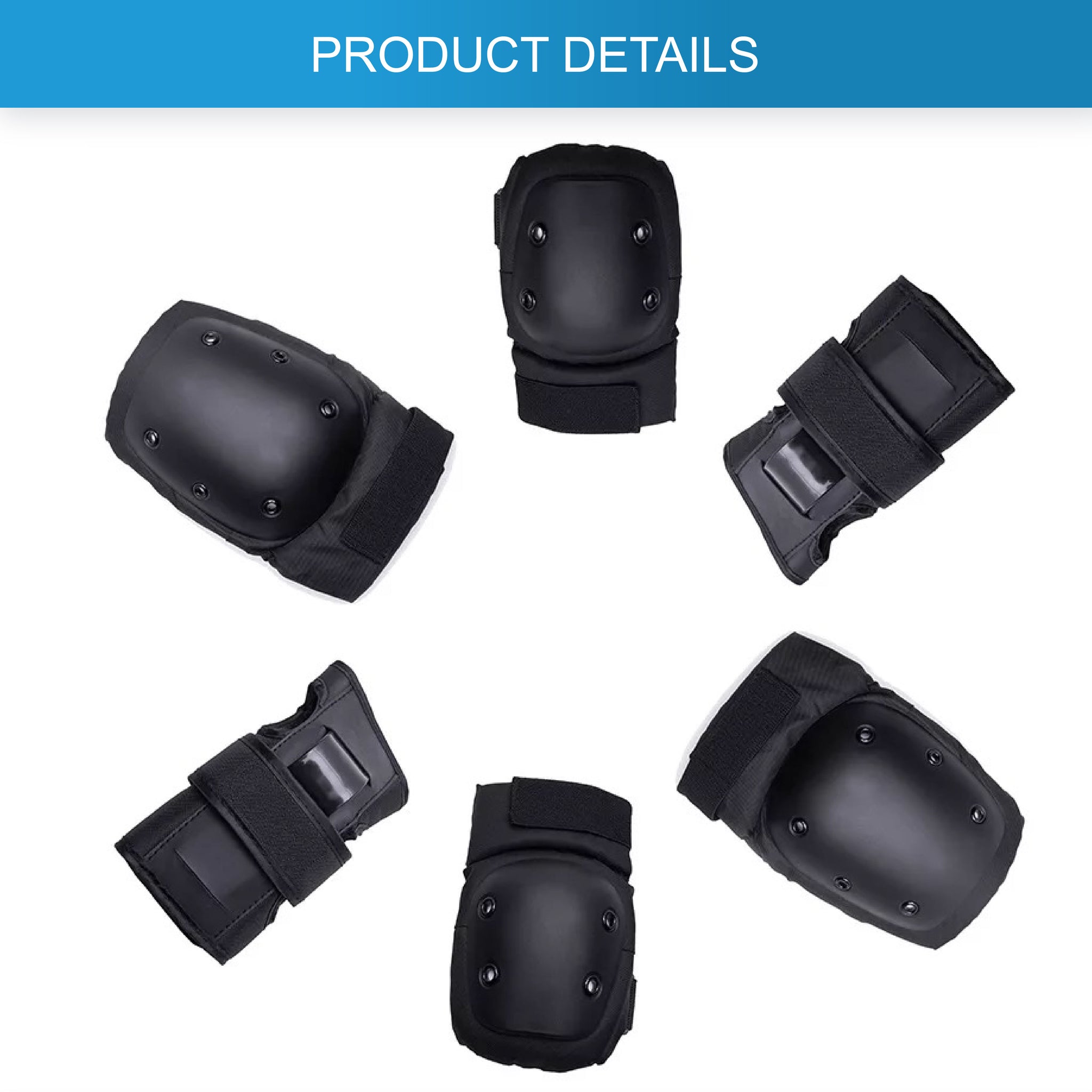 6pcs Kids Skating Protective Gear - Oli Joy Sports 