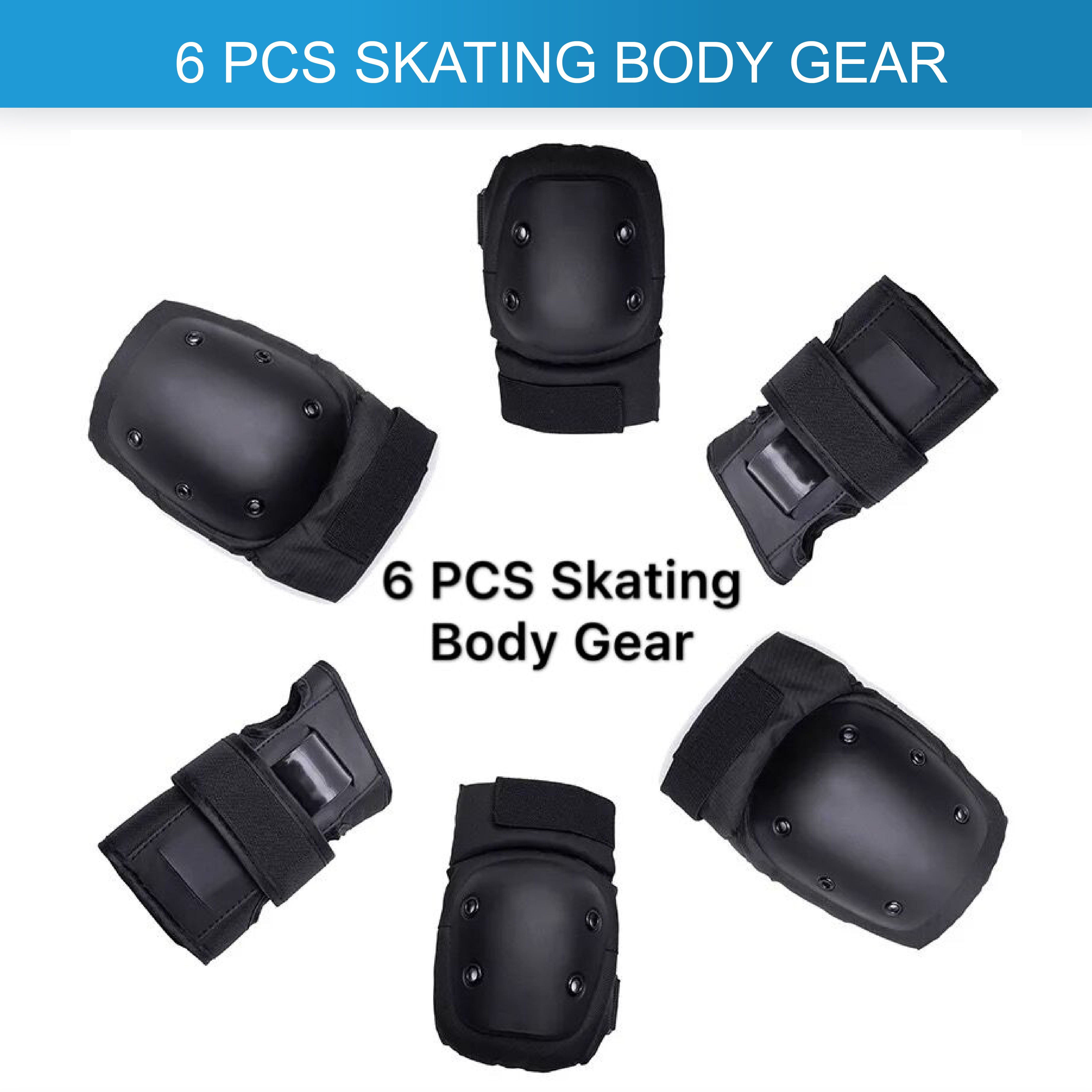 6pcs Kids Skating Protective Gear - Oli Joy Sports 