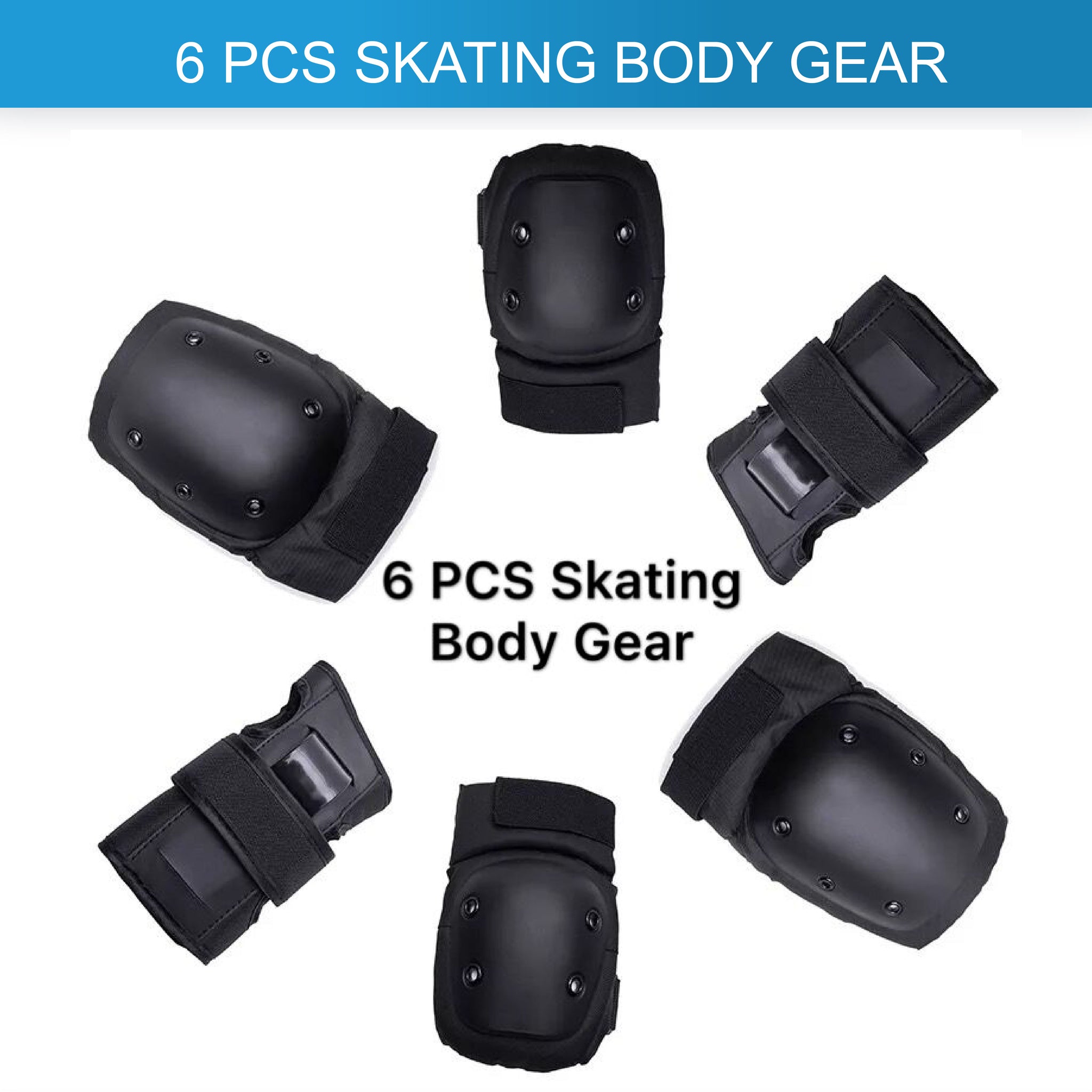 6pcs Kids Skating Protective Gear - Oli Joy Sports 