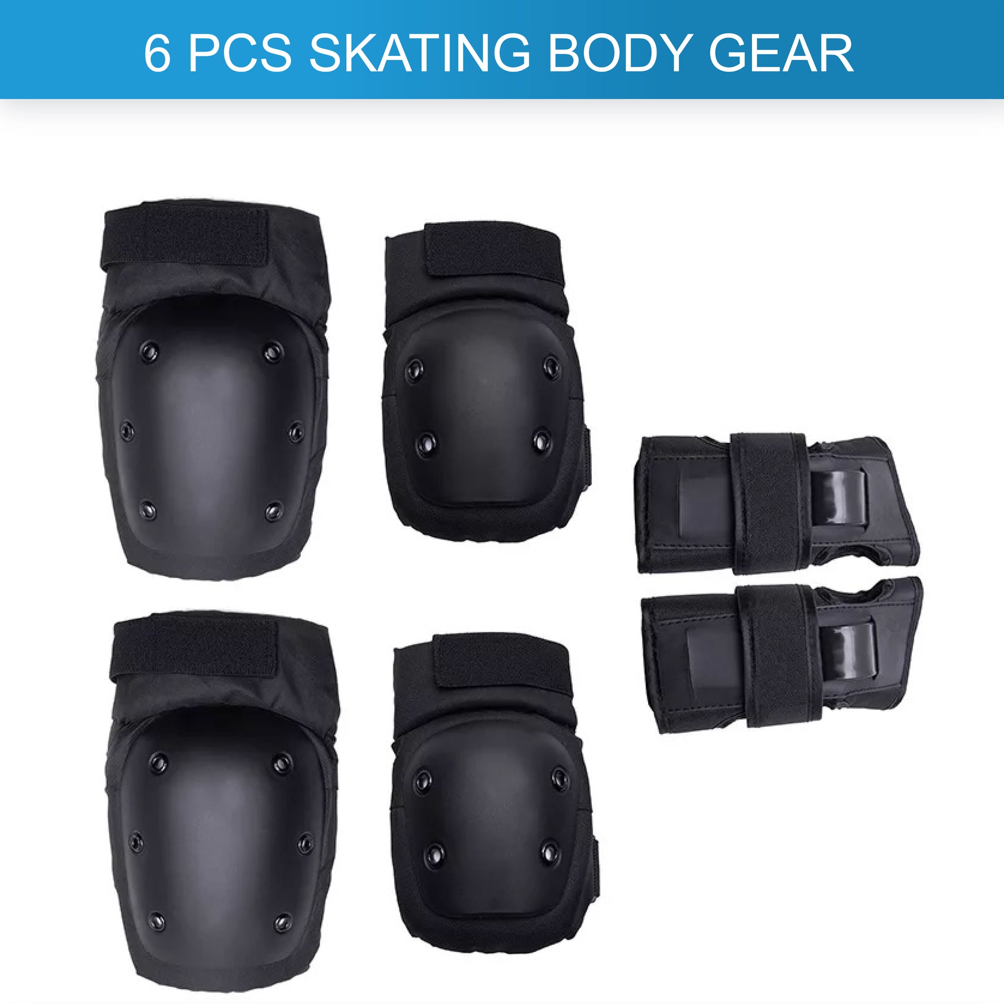 6pcs Kids Skating Protective Gear - Oli Joy Sports 