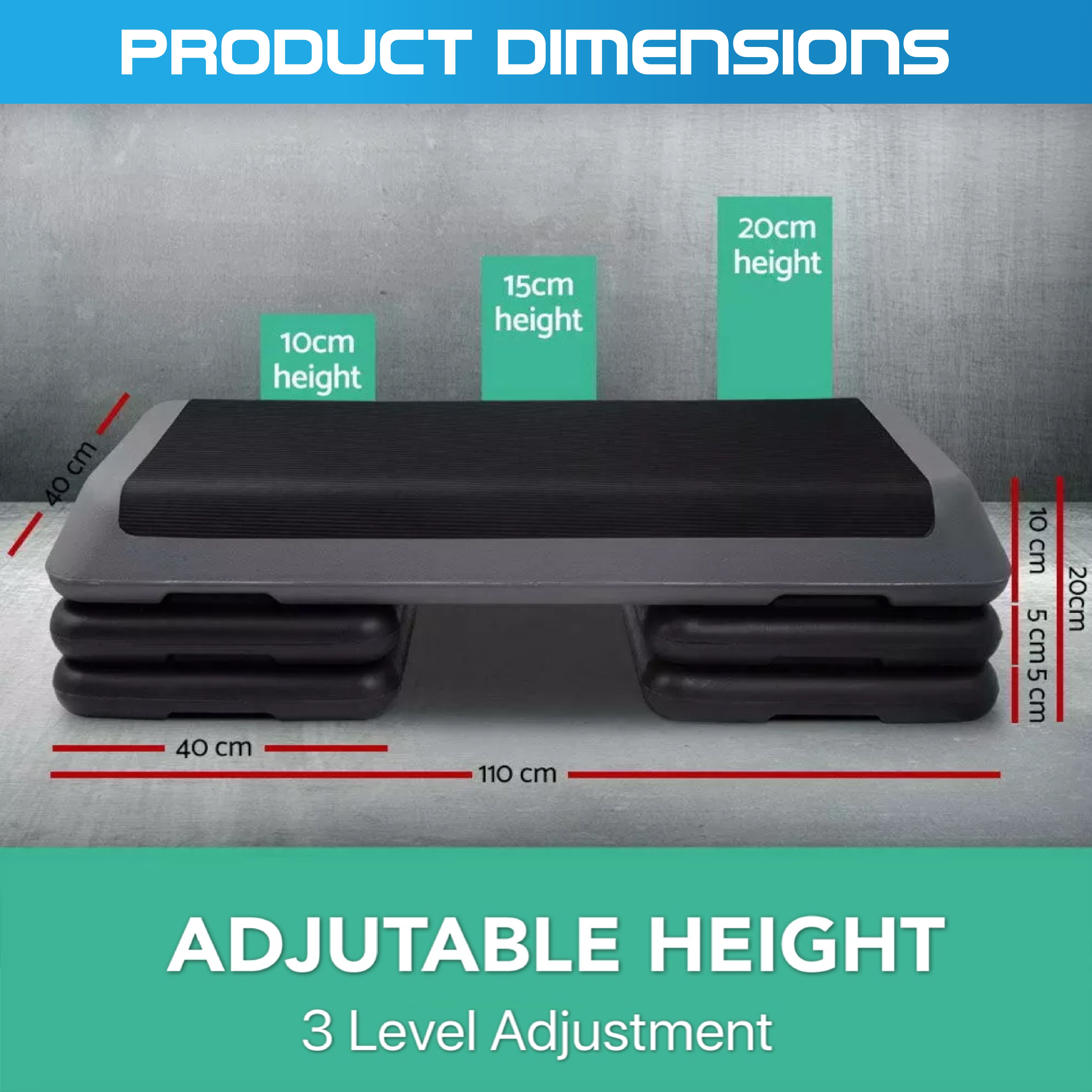 Aerobic Exercise Stepper Board - Oli Joy Sports 