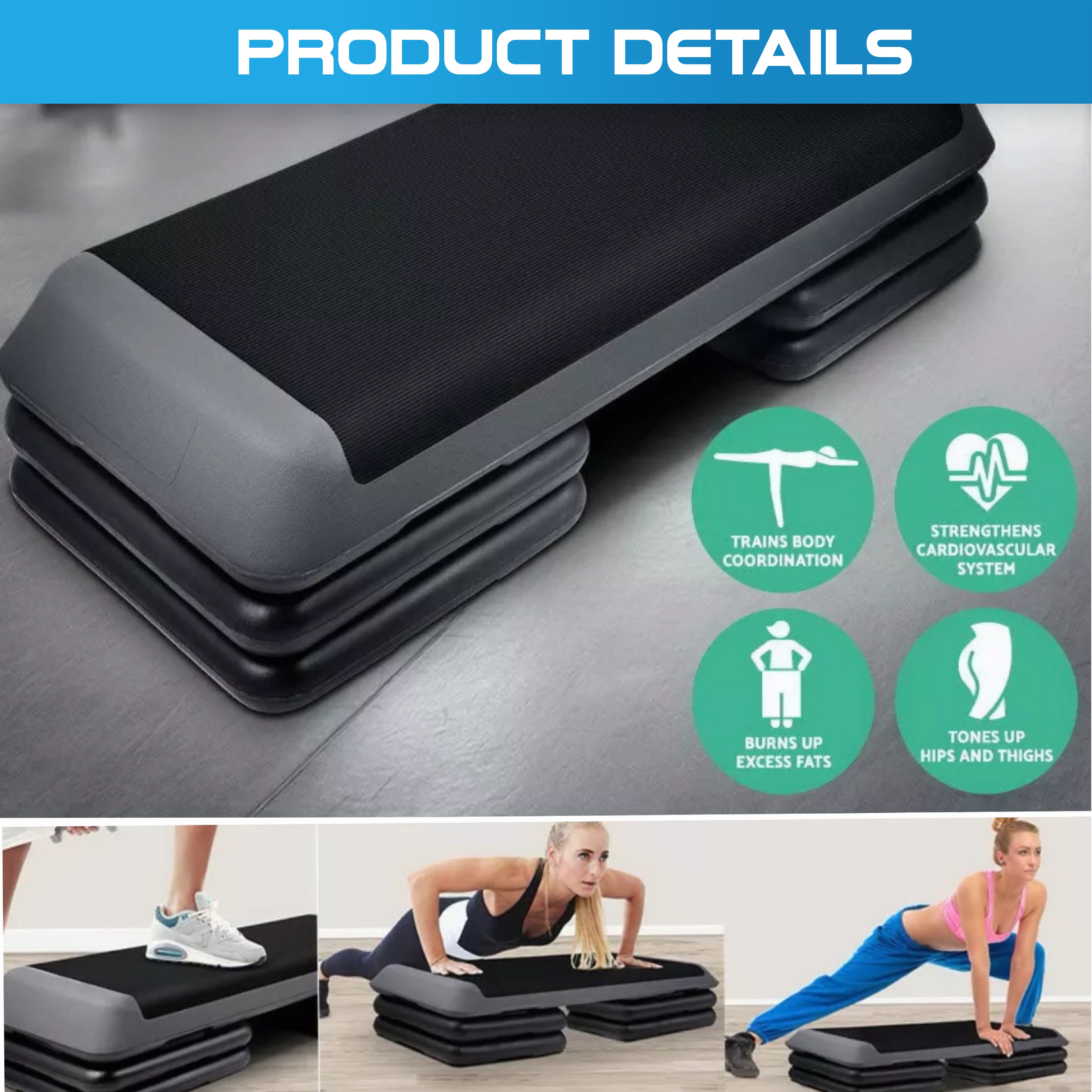 Aerobic Exercise Stepper Board - Oli Joy Sports 