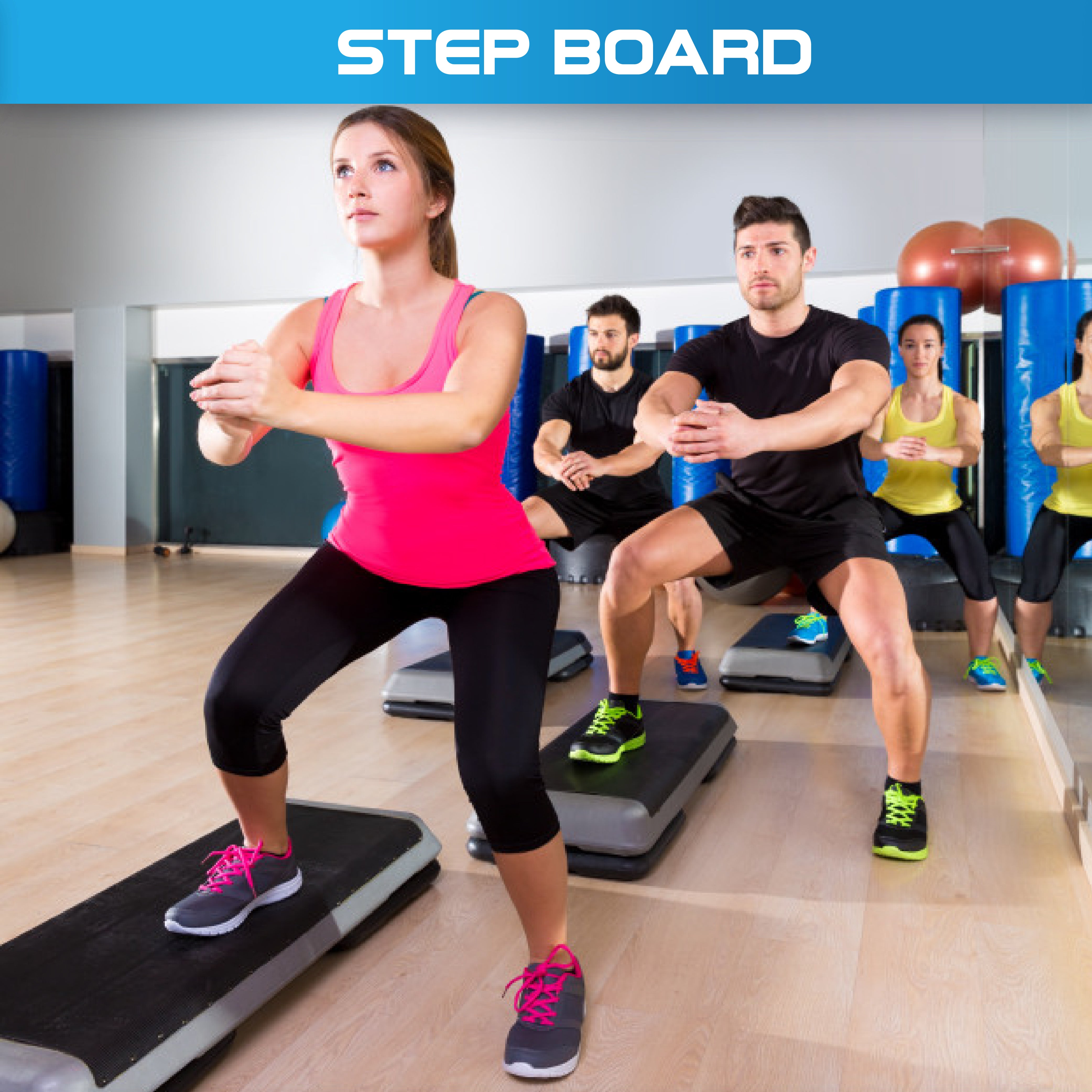 Aerobic Exercise Stepper Board - Oli Joy Sports 