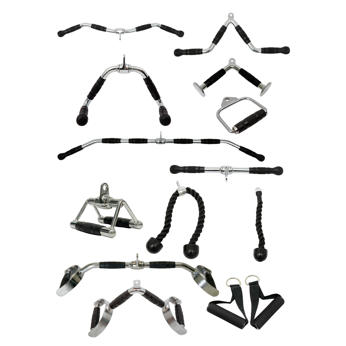 OLI JOY Gym Cable Attachment Bundle - 13PCS