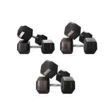 Load image into Gallery viewer, 27.5kg to 37.5kg Hex Dumbbell Bundle (3pairs - 195kg)
