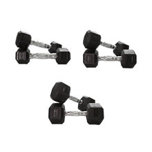 Load image into Gallery viewer, 2.5kg to 7.5kg Hex Dumbbell (3 pairs - 30kg)
