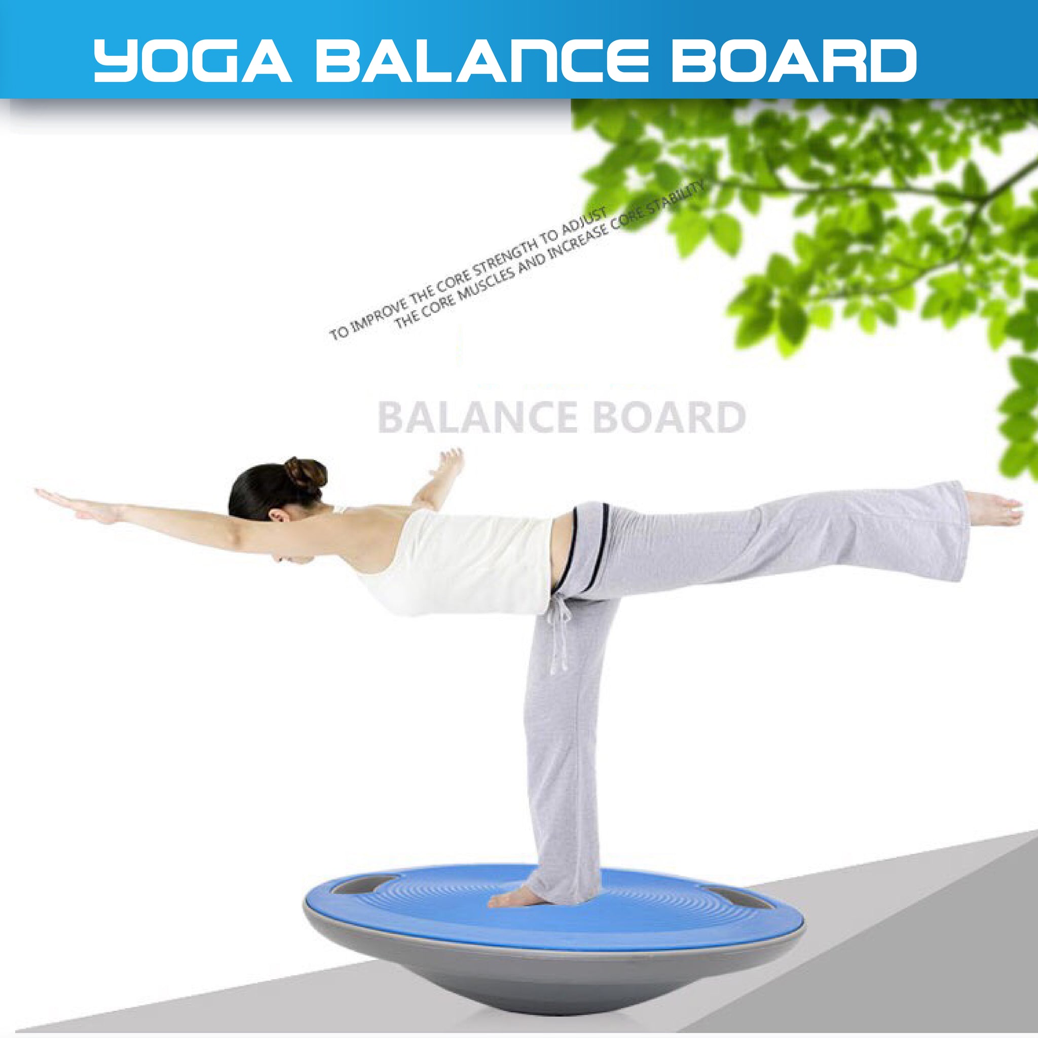 Yoga Balance Trainer Balance Board - Oli Joy Sports 