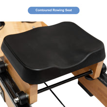 Load image into Gallery viewer, Foldable Wooden Water Rowing Machine With Adjustable Resistance
