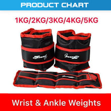Load image into Gallery viewer, Adjustable Ankle/ Wrist/ Leg Weights
