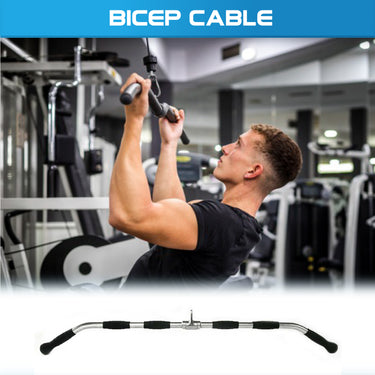 Pre Order Lat Pull-Down Bar Cable Attachment - Oli Joy Sports 