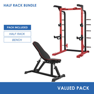 Half Rack & Adjustable Bench Bundle