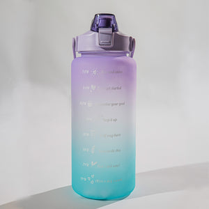 2000ML Gym Frosted Bottle Water Bottles